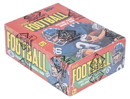 1980 Topps Football Sealed Wax Pack Box (BBCE Certified)